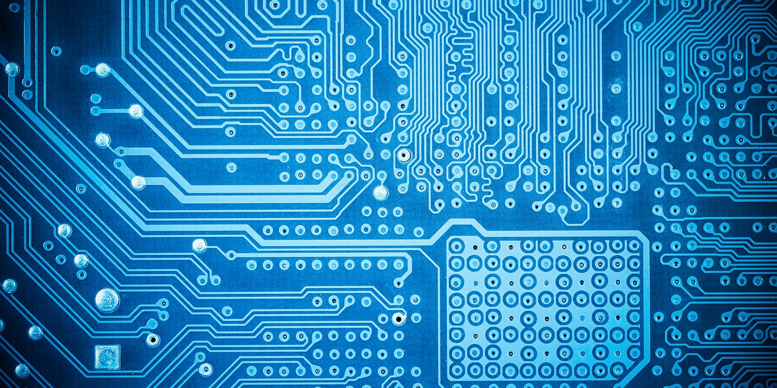 computer circuit board closeup